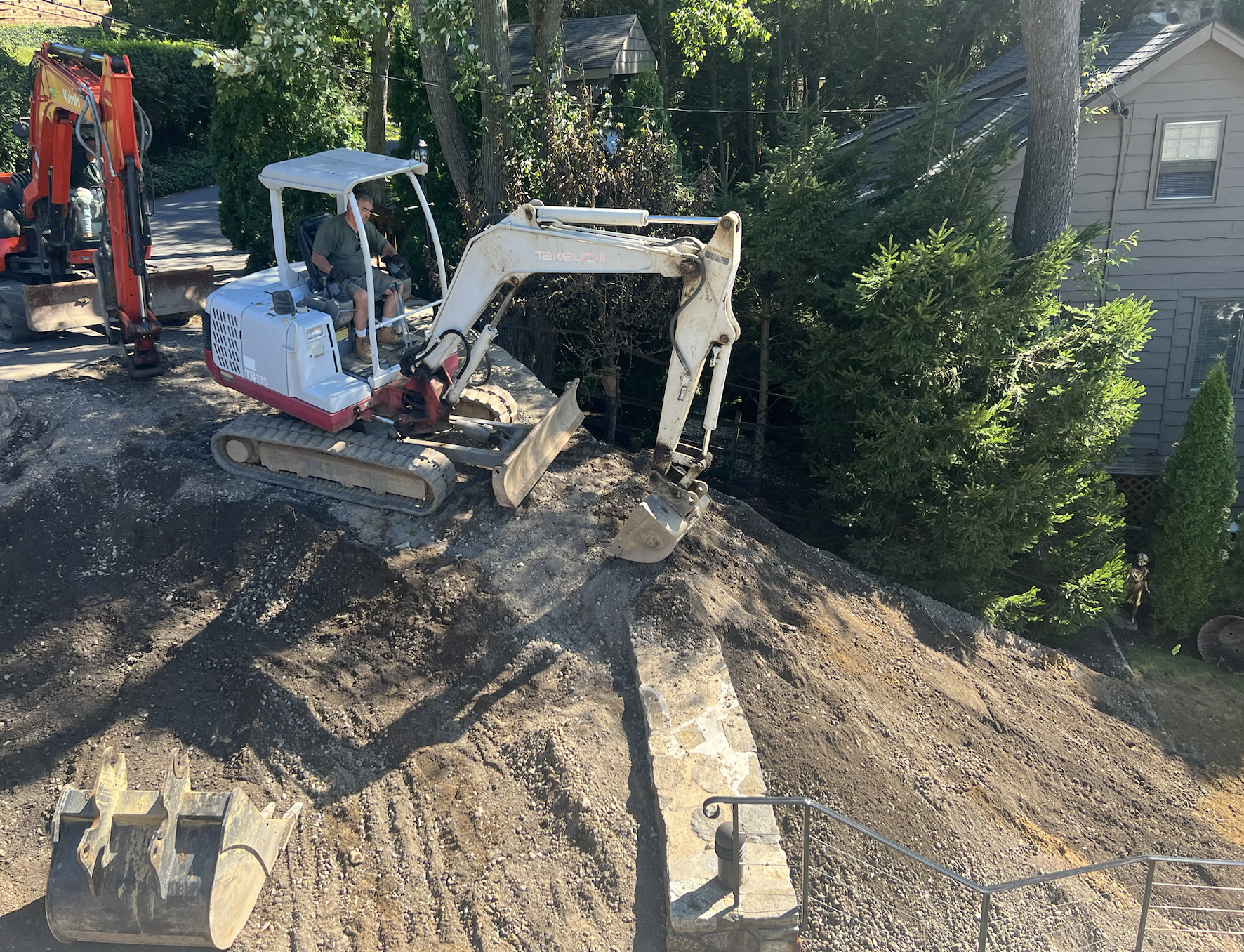 Septic tank installation